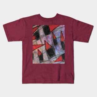 Shapes in space Kids T-Shirt